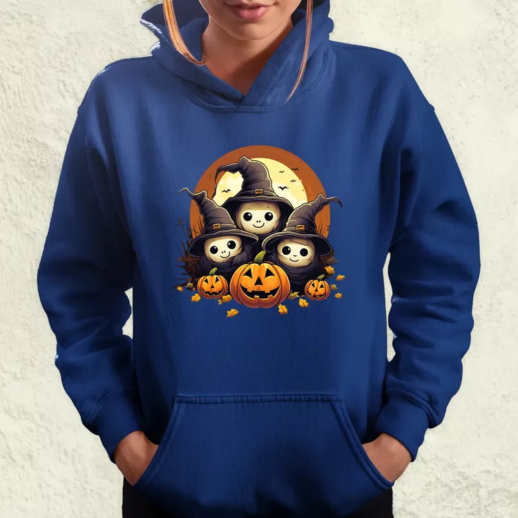 Cuki Halloween v3 női pulóver
