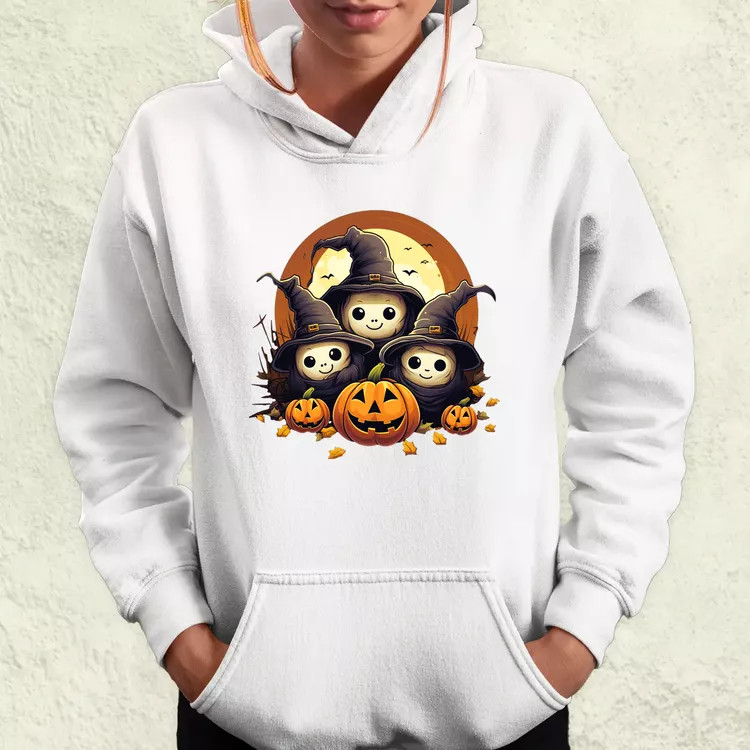 Cuki Halloween v3 női pulóver