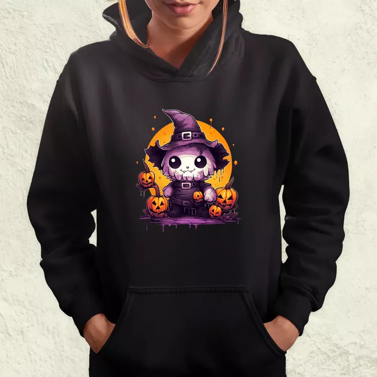 Cuki Halloween v4 női pulóver