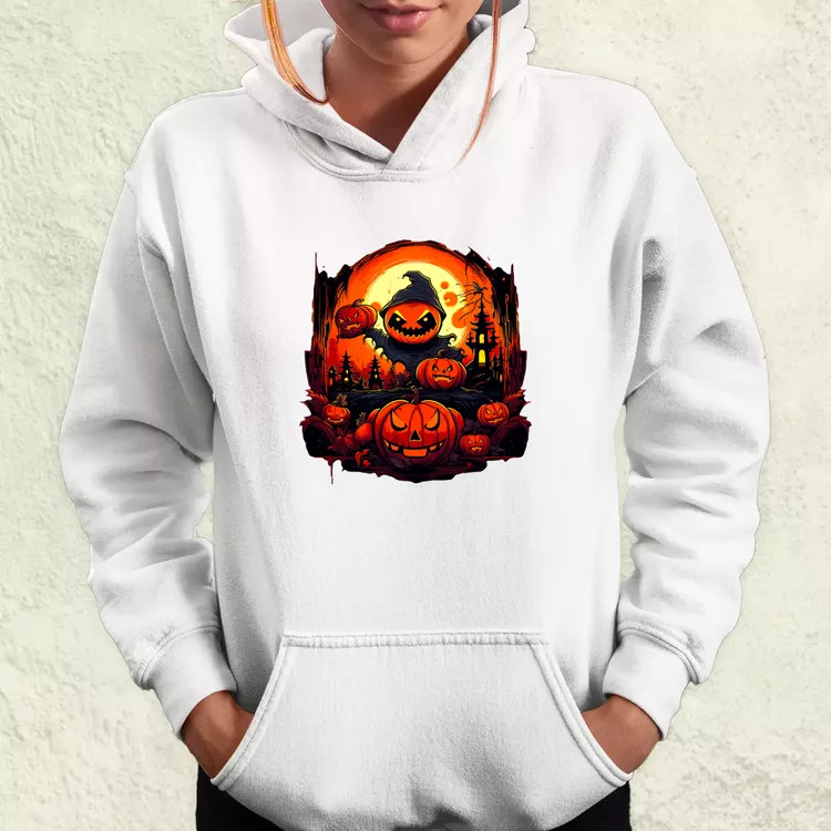 Cuki Halloween v8 női pulóver