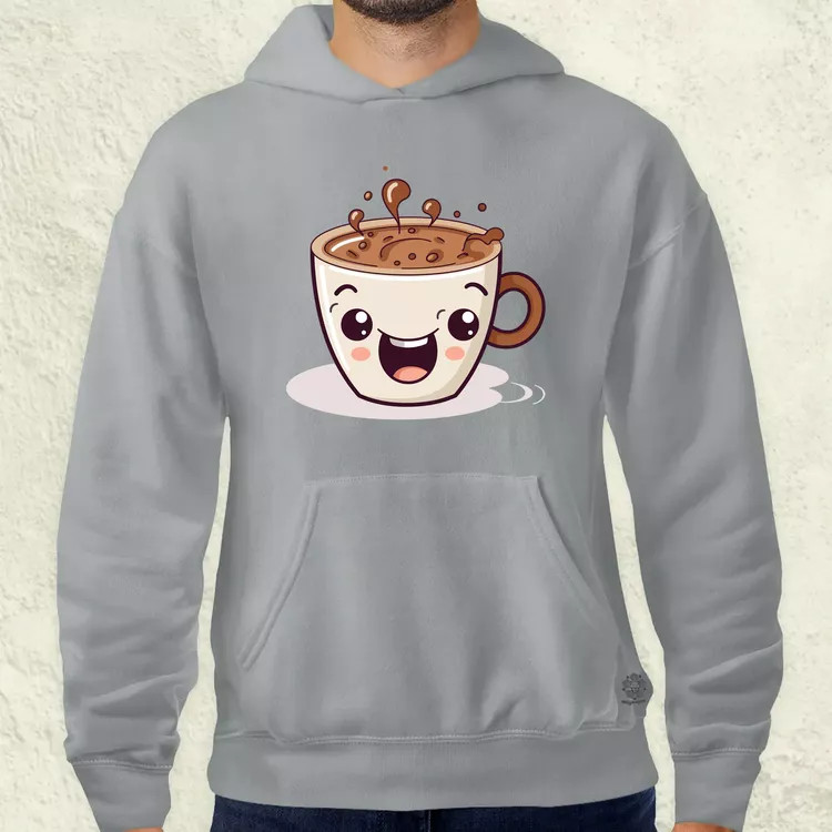 Cuki kávé v3 férfi pulóver