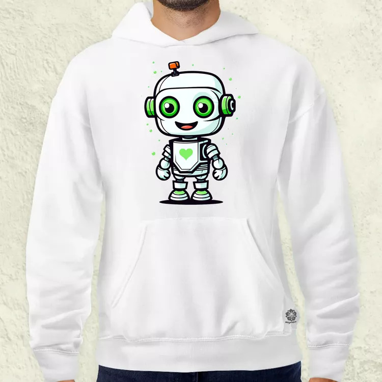 Cuki robot v1 férfi pulóver