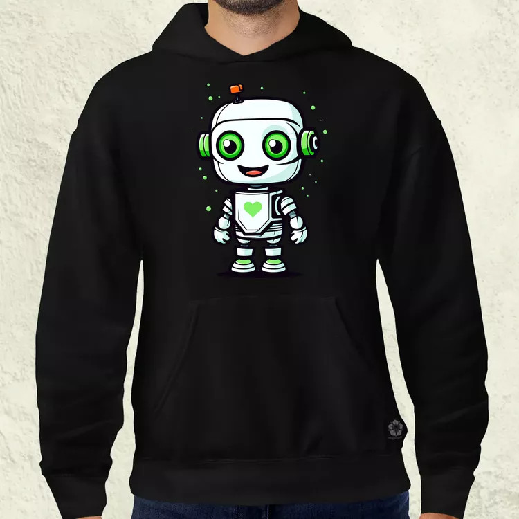 Cuki robot v1 férfi pulóver
