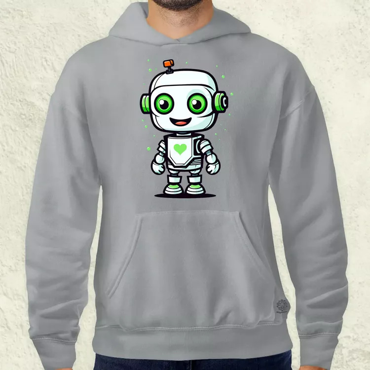 Cuki robot v1 férfi pulóver