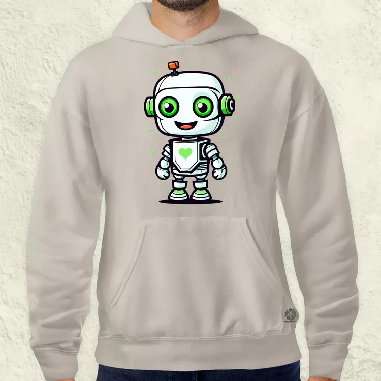 Cuki robot v1 férfi pulóver