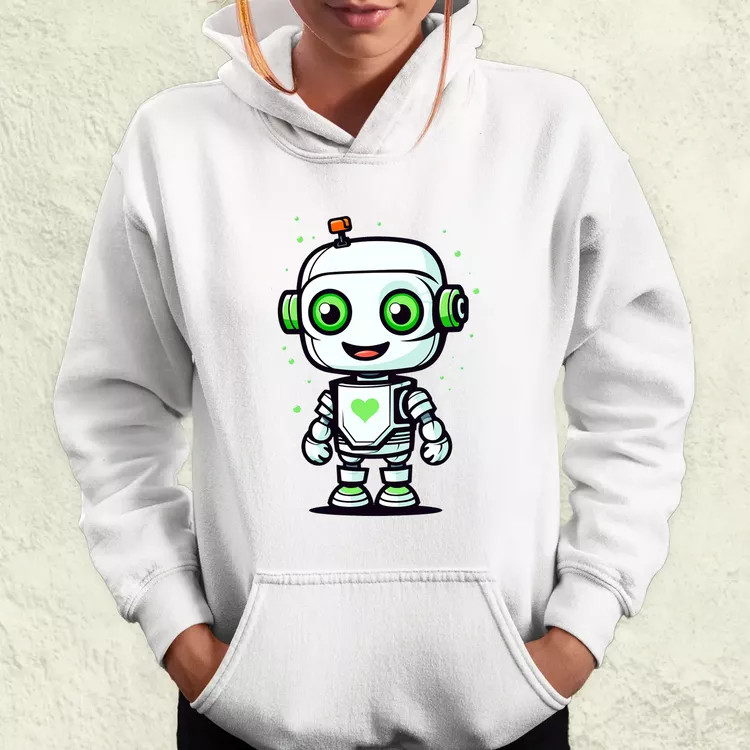 Cuki robot v1 női pulóver