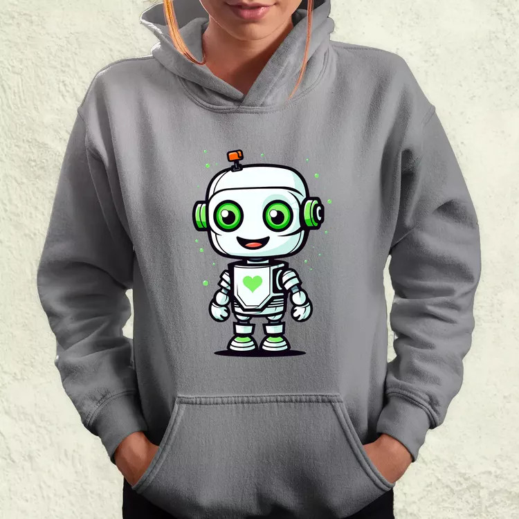Cuki robot v1 női pulóver