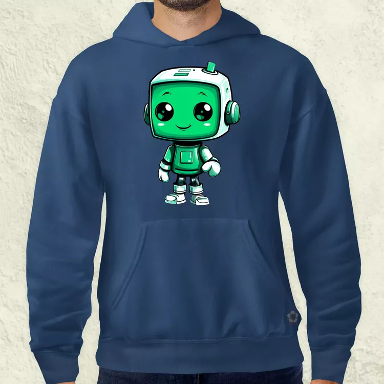 Cuki robot v3 férfi pulóver