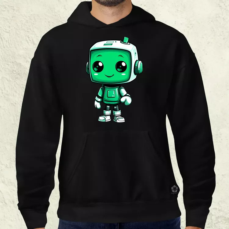 Cuki robot v3 férfi pulóver