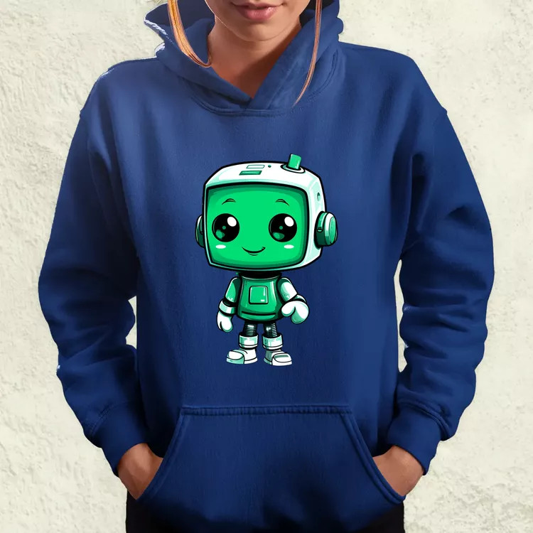 Cuki robot v3 női pulóver