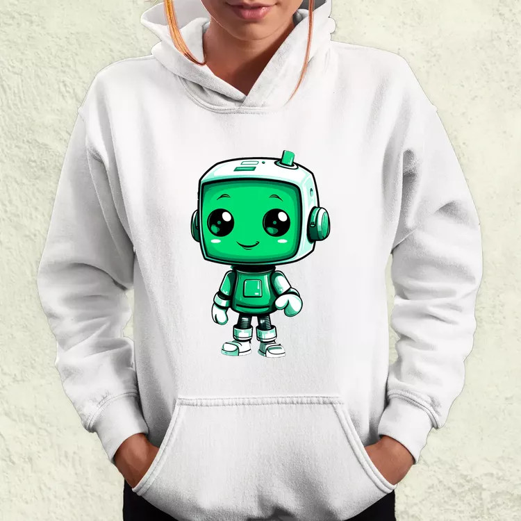 Cuki robot v3 női pulóver