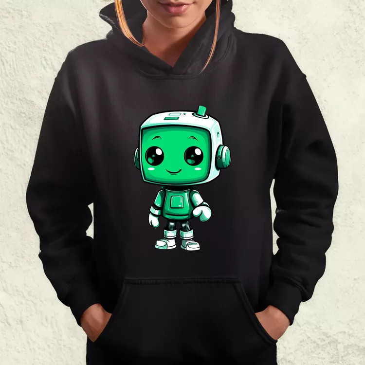 Cuki robot v3 női pulóver