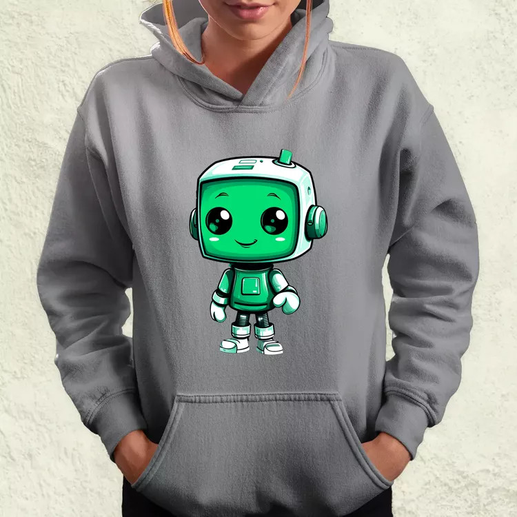 Cuki robot v3 női pulóver