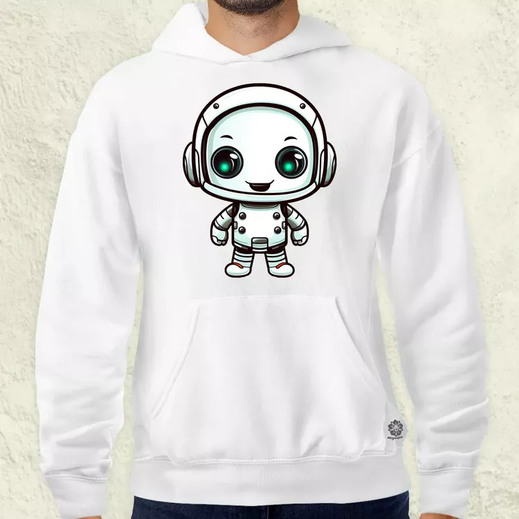 Cuki robot v4 férfi pulóver