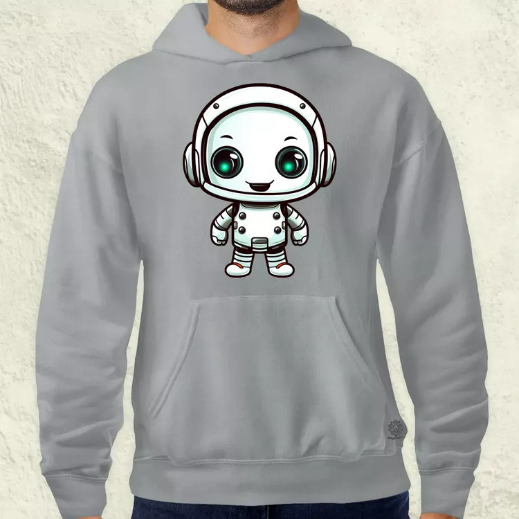 Cuki robot v4 férfi pulóver