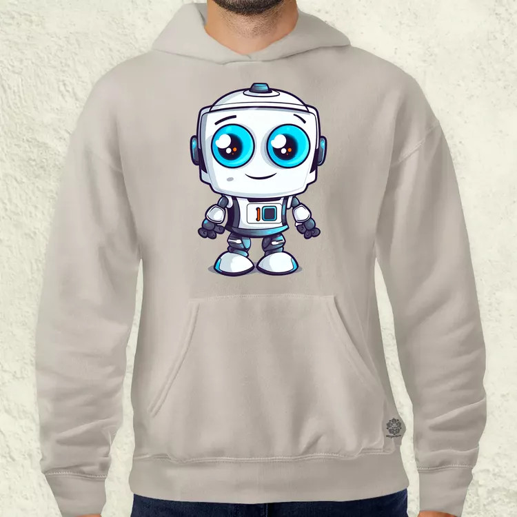 Cuki robot v5 férfi pulóver