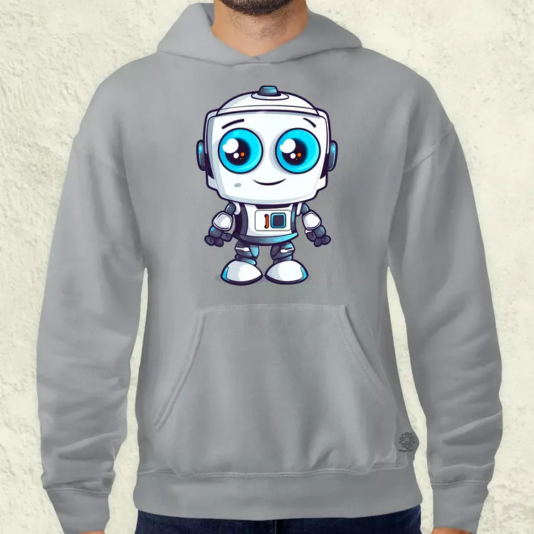Cuki robot v5 férfi pulóver