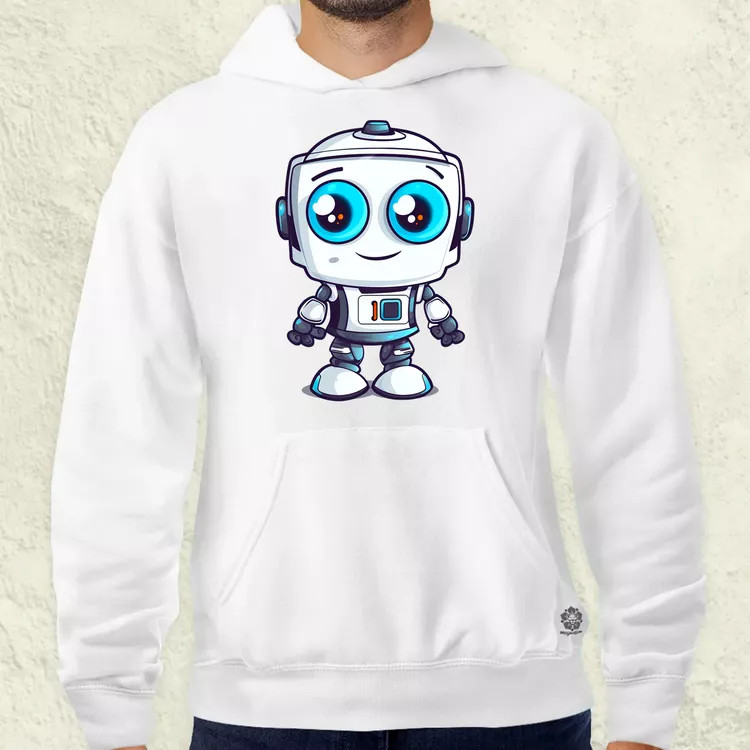 Cuki robot v5 férfi pulóver