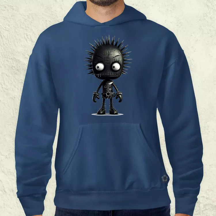 Fekete punk srác v1 férfi pulóver