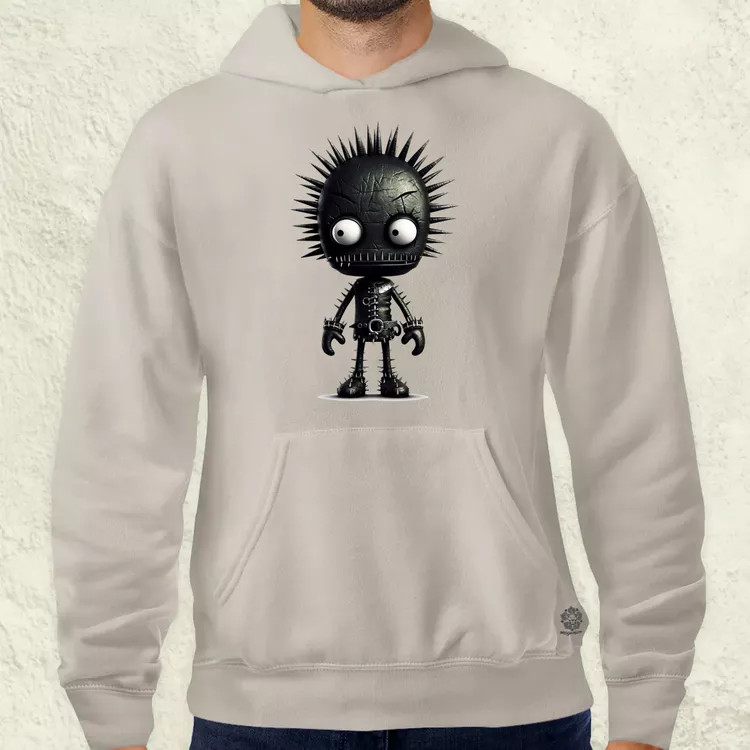 Fekete punk srác v1 férfi pulóver