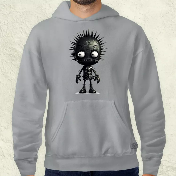 Fekete punk srác v1 férfi pulóver