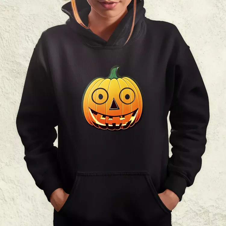 Halloween sütőtök matrica v2 női pulóver