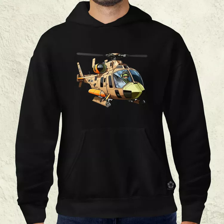 Helikopter matrica v1 férfi pulóver