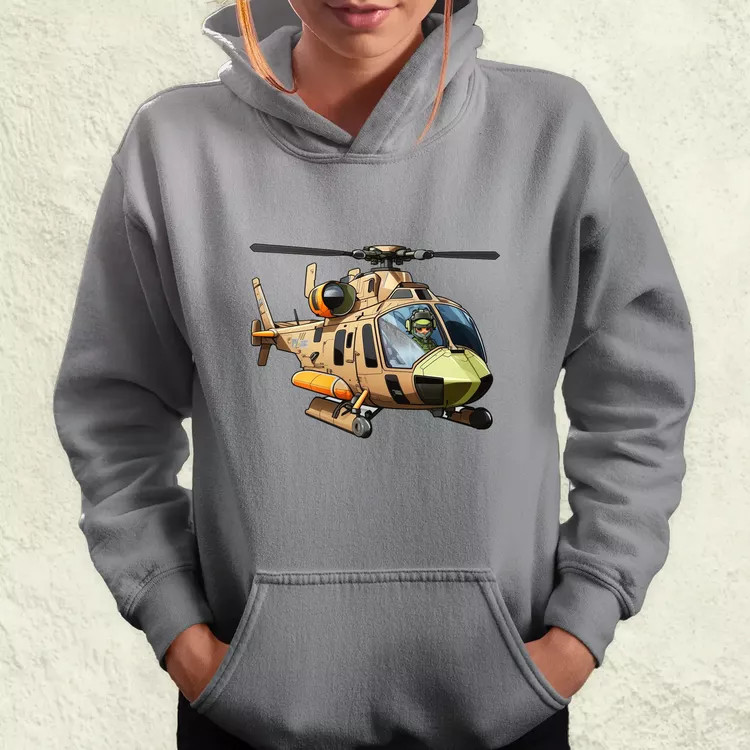 Helikopter matrica v1 női pulóver