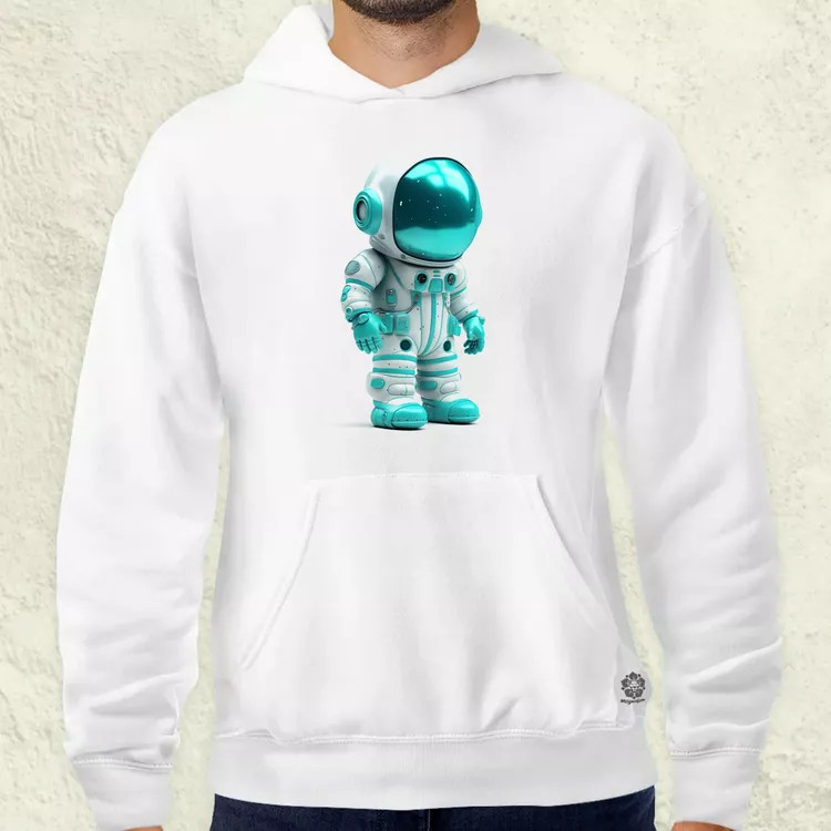 Kawaii asztronauta v3 férfi pulóver