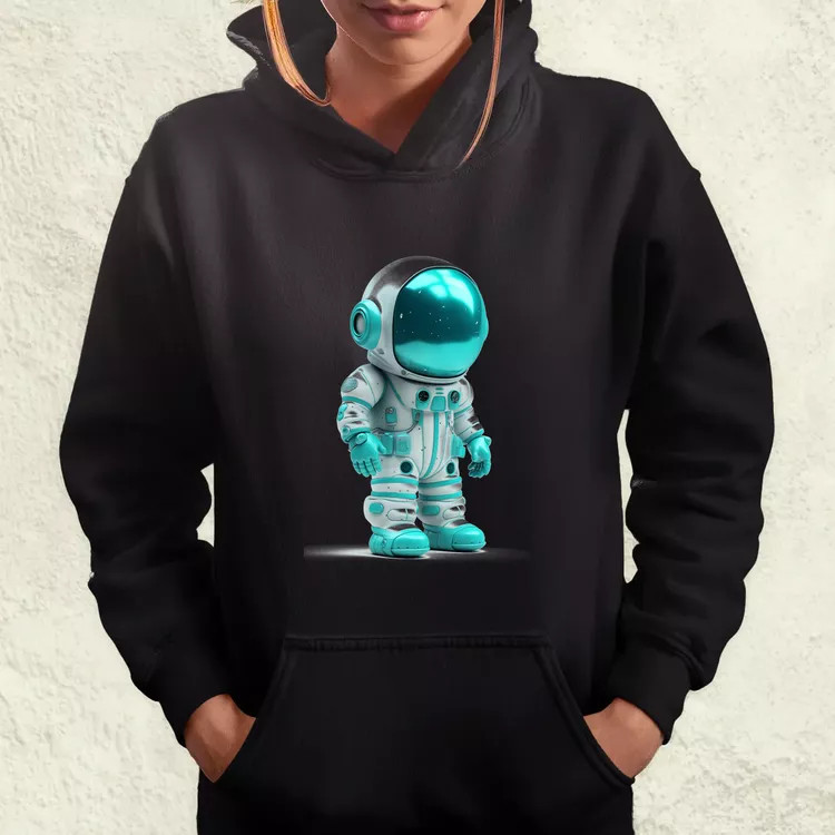 Kawaii asztronauta v3 női pulóver