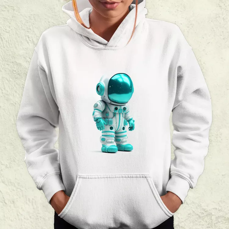 Kawaii asztronauta v3 női pulóver