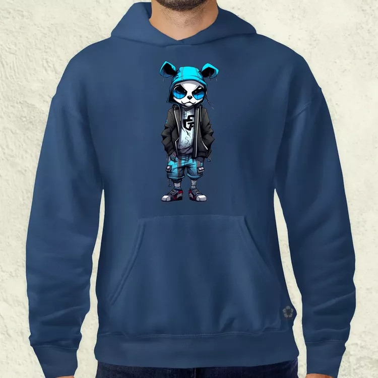 Laza panda srác v2 férfi pulóver