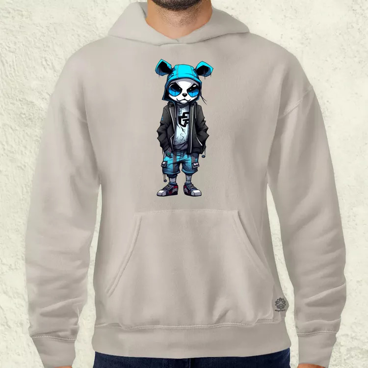 Laza panda srác v2 férfi pulóver