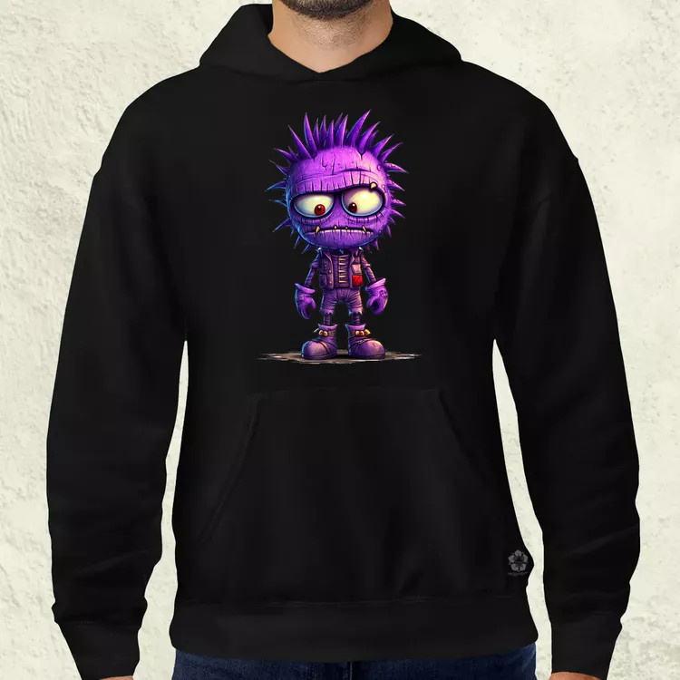 Lila punk srác v1 férfi pulóver