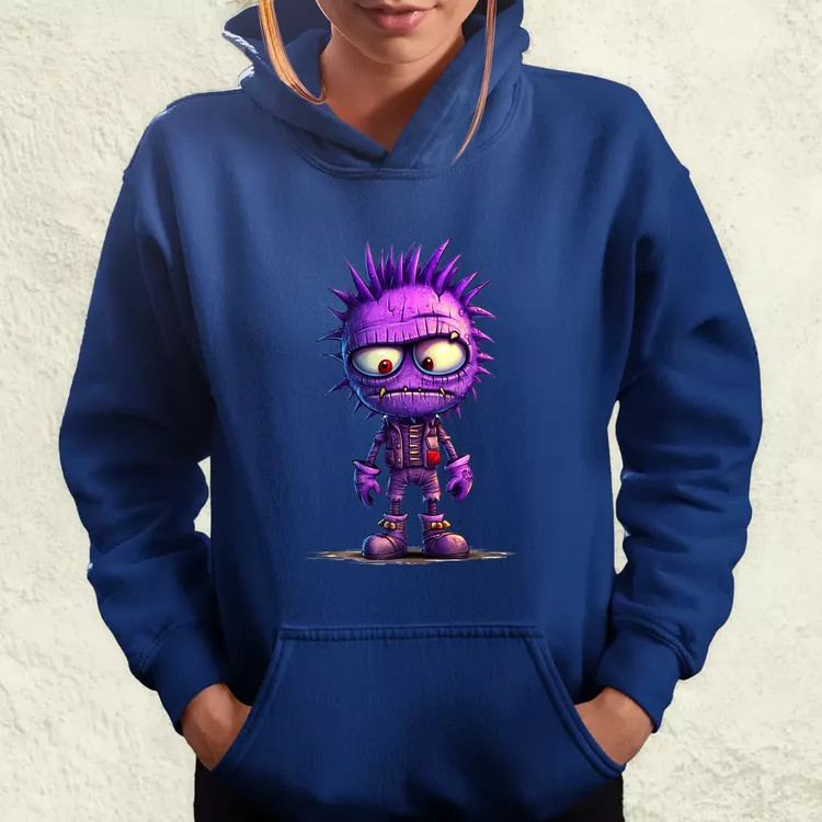 Lila punk srác v1 női pulóver