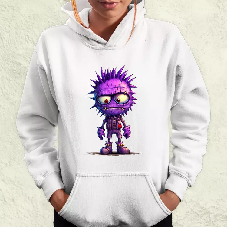 Lila punk srác v1 női pulóver