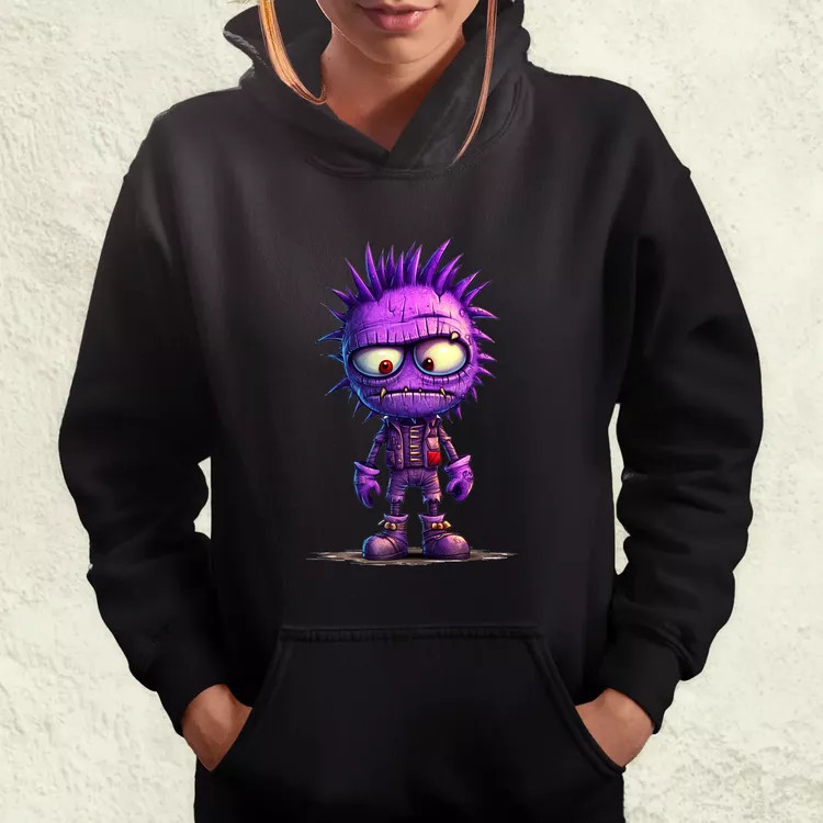 Lila punk srác v1 női pulóver
