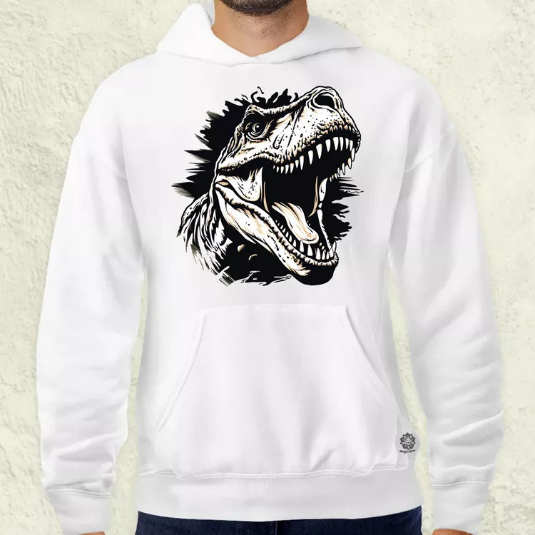 Monochrome T-rex v1 férfi pulóver