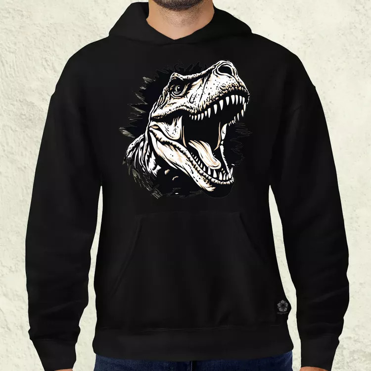 Monochrome T-rex v1 férfi pulóver