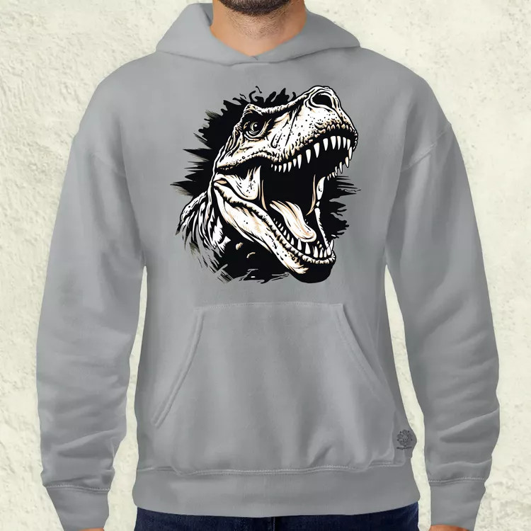 Monochrome T-rex v1 férfi pulóver