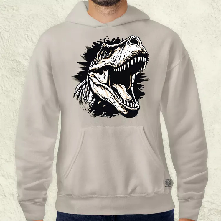 Monochrome T-rex v1 férfi pulóver