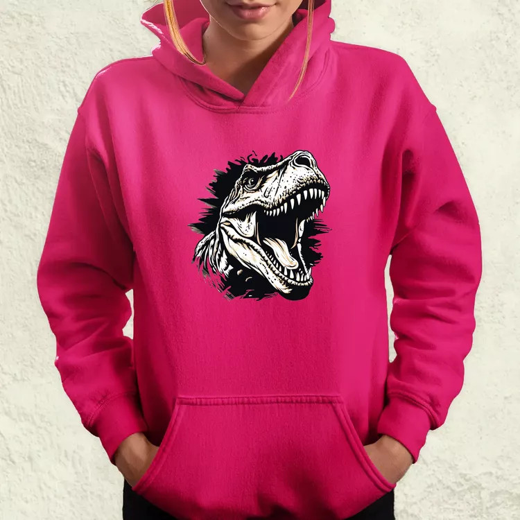 Monochrome T-rex v1 női pulóver