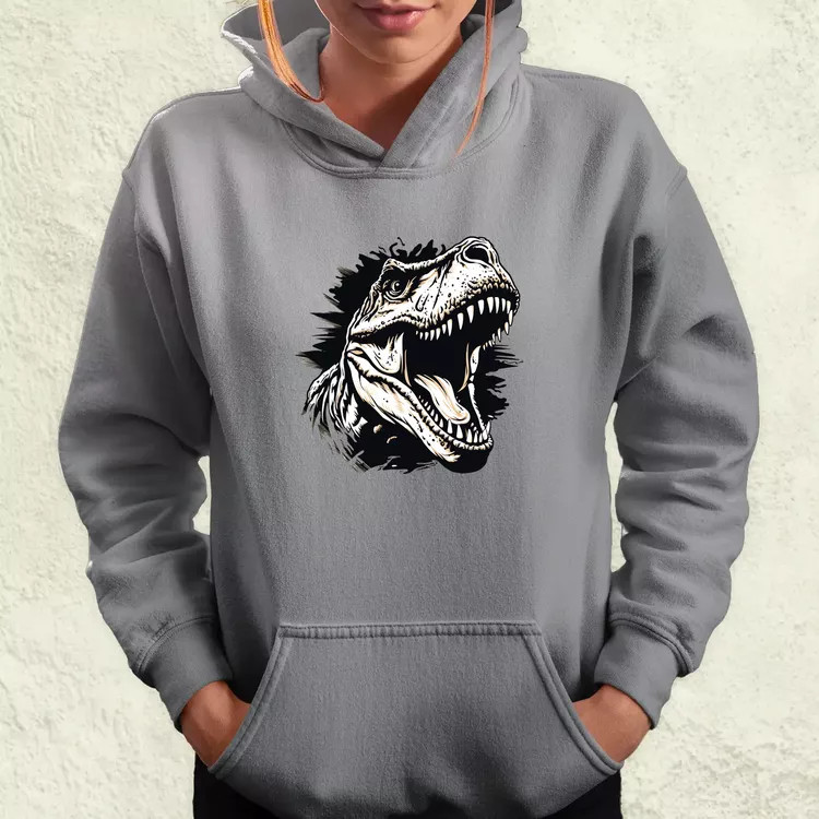 Monochrome T-rex v1 női pulóver