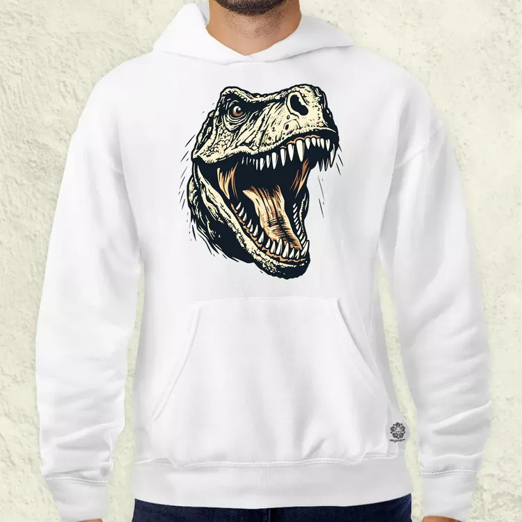 Monochrome T-rex v2 férfi pulóver