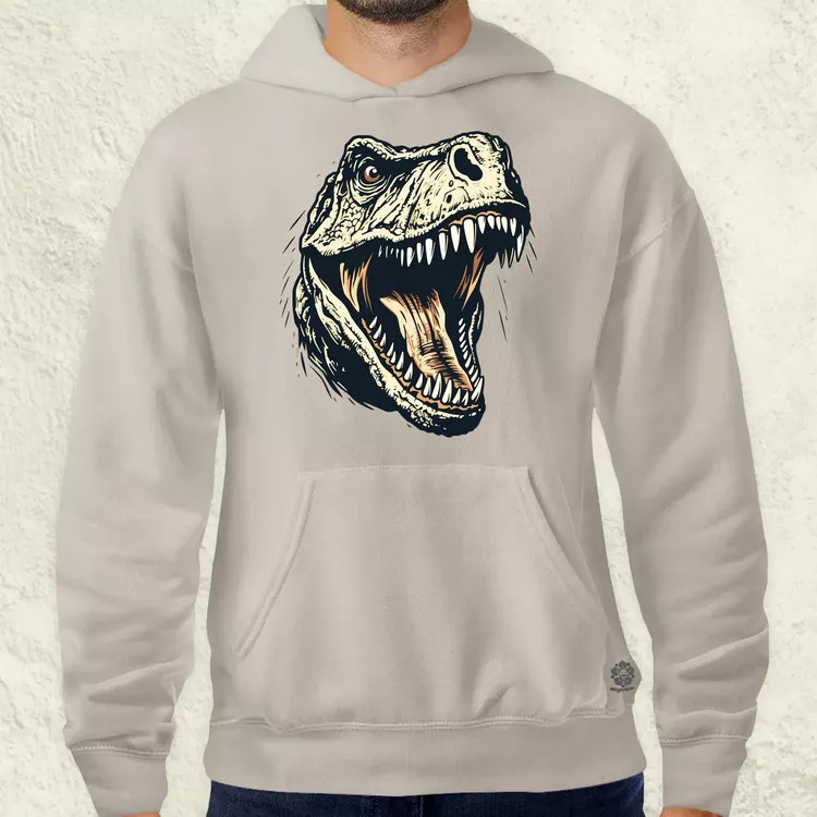 Monochrome T-rex v2 férfi pulóver