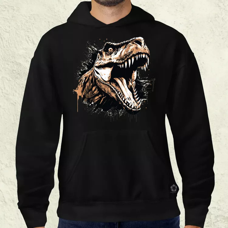 Monochrome T-rex v3 férfi pulóver