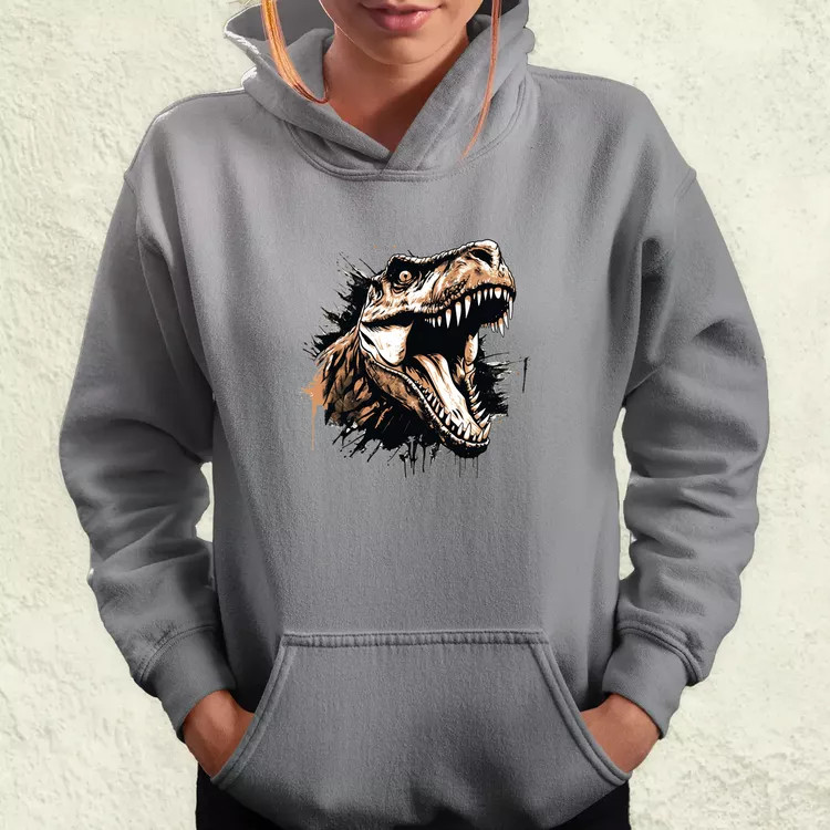 Monochrome T-rex v3 női pulóver