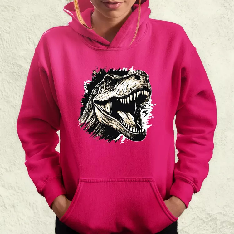 Monochrome T-rex v4 női pulóver