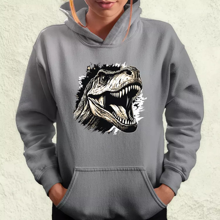 Monochrome T-rex v4 női pulóver