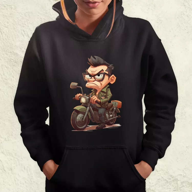 Morcos motoros női pulóver